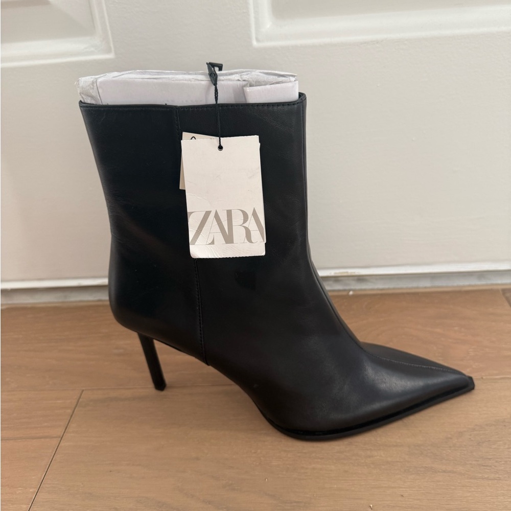 Zara Black Women's Ankle Boots BRAND NEW!
